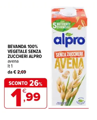 Bevanda vegetale avena
