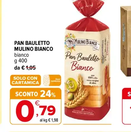 Pan Bauletto bianco Mulino Bianco