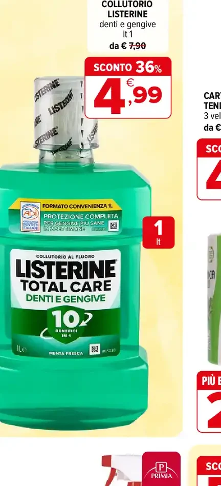 Collutorio Listerine Total Care