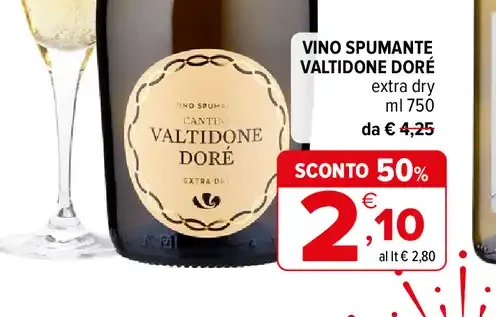 Vino spumante Validone Doré