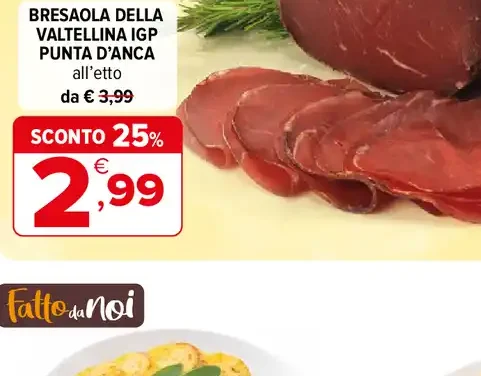 Bresaola della Valtellina IGP Punta d'Anca