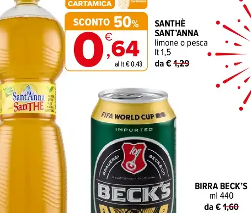 SANTHÈ Sant’Anna limone o pesca