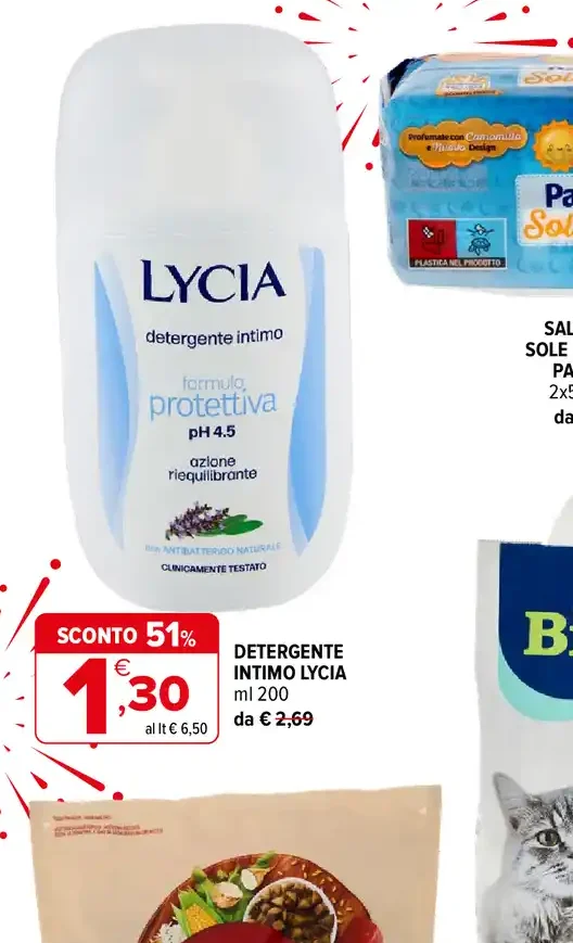 Detergente intimo Lycia
