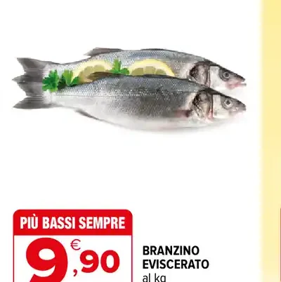 Branzino eviscerato