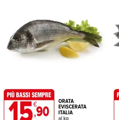Orata eviscerata Italia