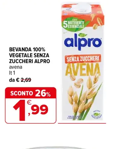 Bevanda vegetale avena