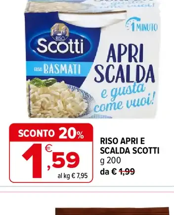 Riso Apri e Scalda Scotti
