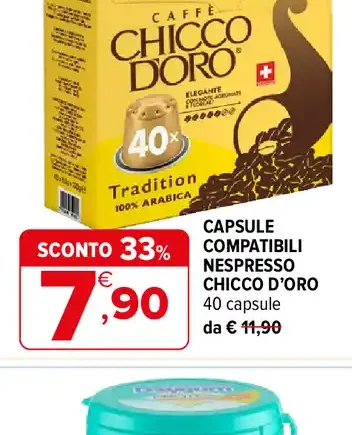 Capsule compatibili Nespresso Chicco d'Oro