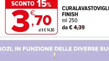 Curalavastoviglie Finish