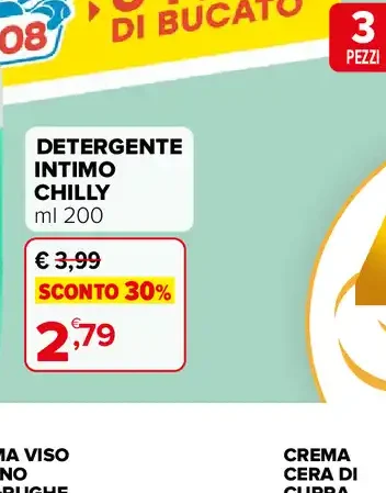 Detergente intimo Chilly gel
