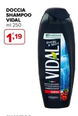Doccia shampoo Vidal