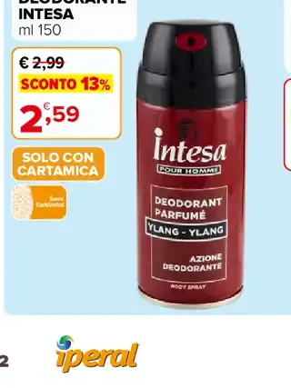 Deodorante Intesa