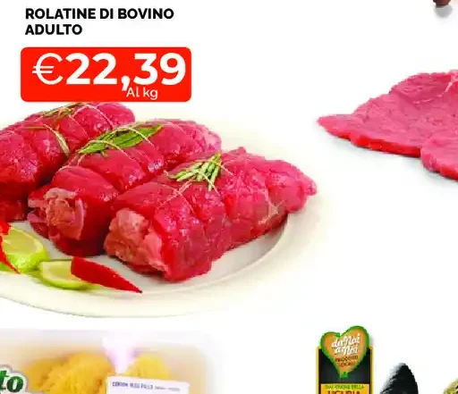 Rolatine di bovino adulto
