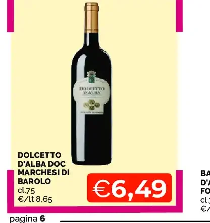 Dolcetto d'Alba DOC Marchesi di Barolo
