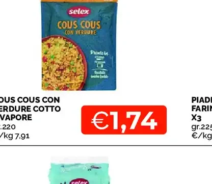 Cous cous con verdure cotto a vapore