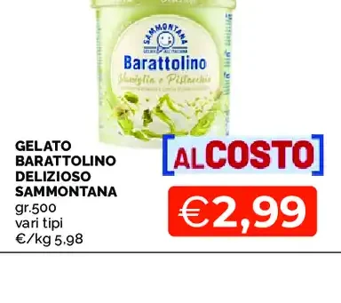 Gelato Barattolino Delizioso Sammontana