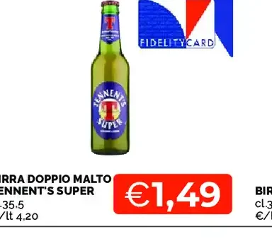 Birra Doppio Malto Tennent's Super