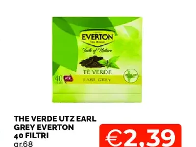 Tè verde Earl Grey Everton