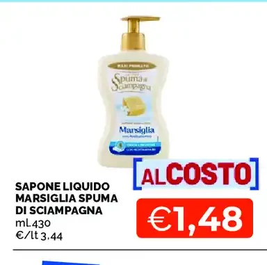 Sapone liquido Marsiglia Spuma di Sciampagna