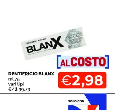 Dentifricio Blanx