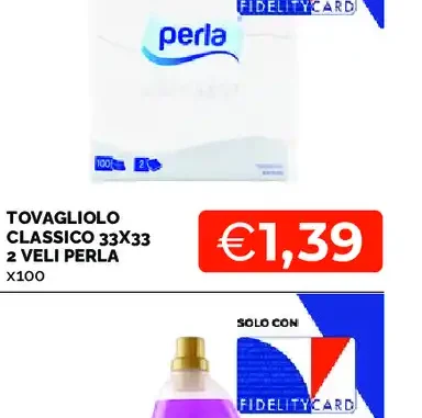 Tovagliolo classico Perla