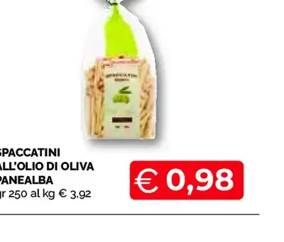 Spaccatini all'olio di oliva Panealba