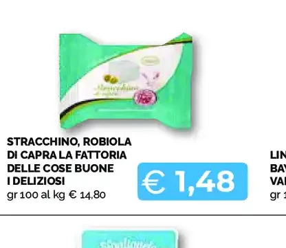 Stracchino robiola di capra La Fattoria delle Cose Buone I Deliziosi