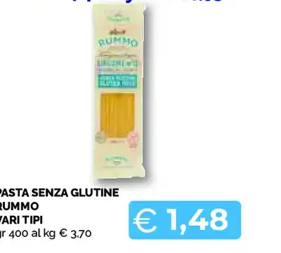 Pasta senza glutine Rummo vari tipi