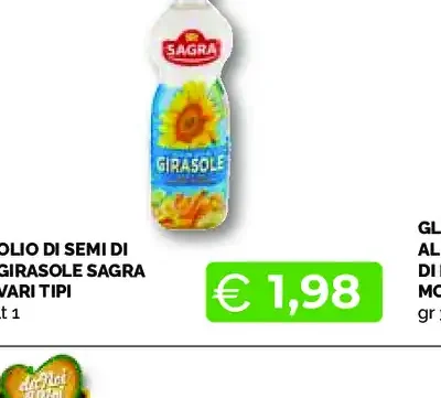 Olio di semi di girasole Sagra vari tipi