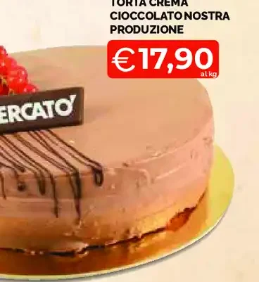 Torta crema cioccolato nostra produzione