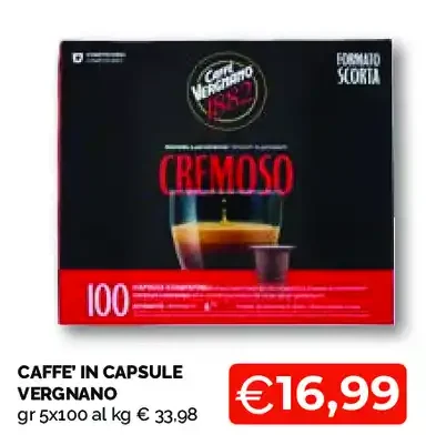Caffè in Capsule Vergnano
