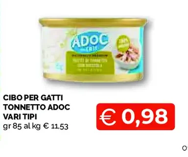 Cibo per gatti Tonnetto Adoc