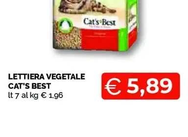 Lettiera vegetale Cat's Best