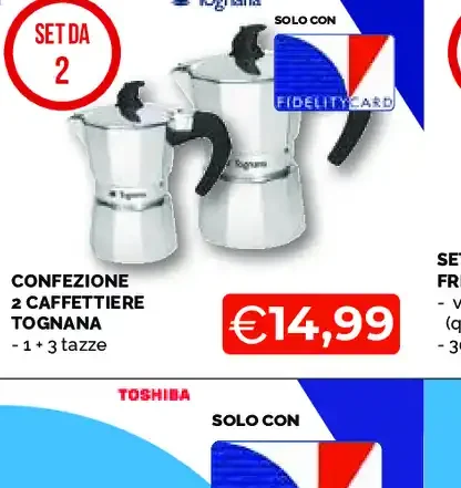 Confezione 2 caffettiere