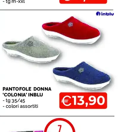Pantofola donna Colonia