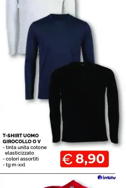 T-shirt uomo girocollo