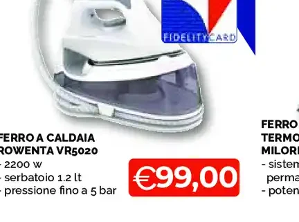 Ferro da caldaia Rowenta