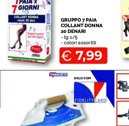 Gruppo 7 paia collant donna
