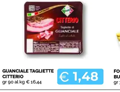 Guanciale tagliette