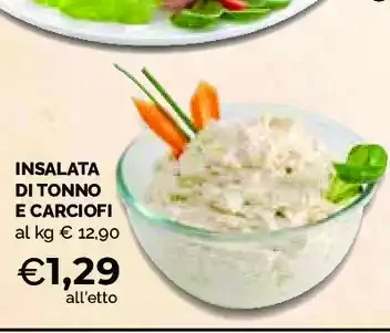 Insalata di tonno e carciofi
