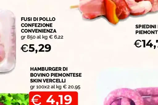 Fusi di pollo confezione convenienza