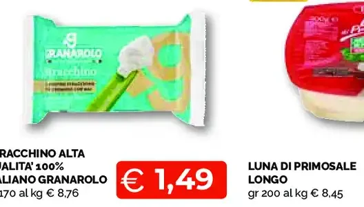 Stracchino Alta Qualità 100% Italiano Granarolo