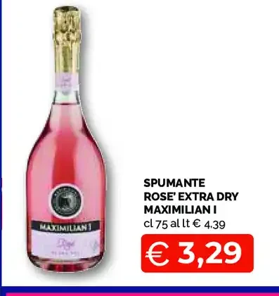 Spumante rosé extra dry