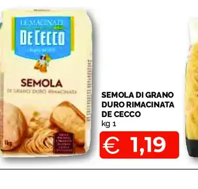 Semola di grano duro rimacinata