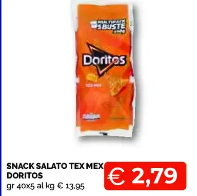 Snack salato Tex Mex Doritos