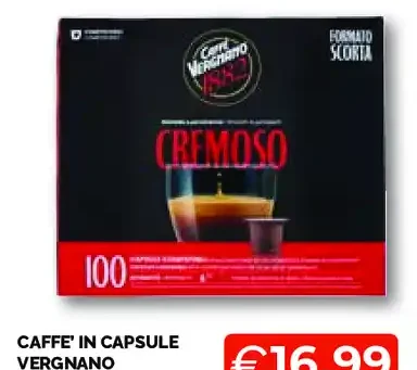 Caffè in capsule Cremoso