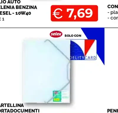 Cartellina portadocumenti Selex