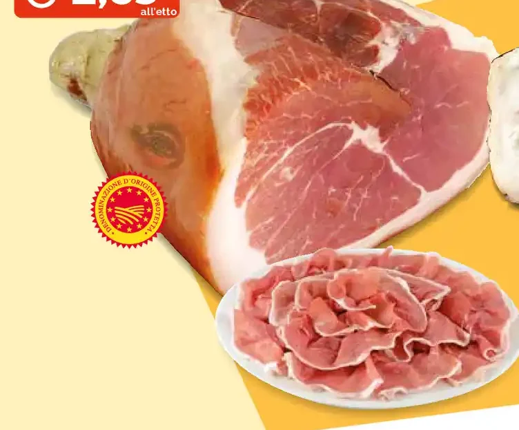 Prosciutto crudo San Daniele DOP