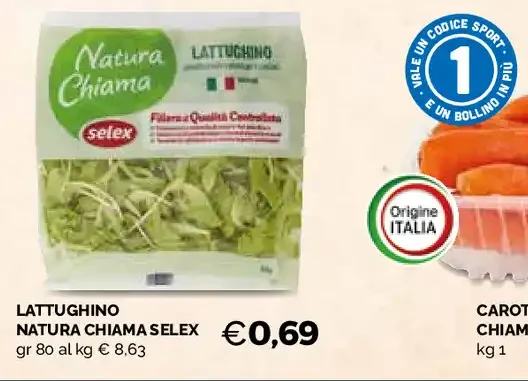 Lattughino Natura Chiama Selex