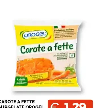 Carote a fette surgelate Orogel